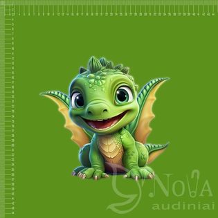 Softveliūras "Dino" žalias fonas