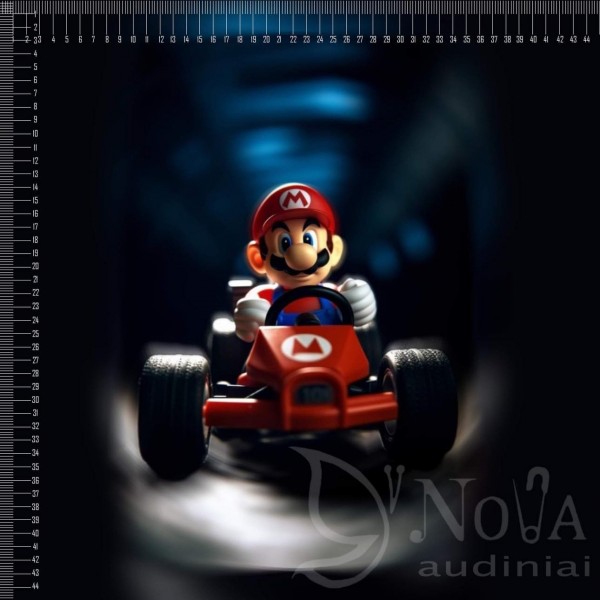 Kilpinis trikotažas "Mario" motyvas