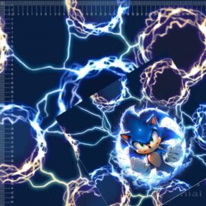 Kilpinis trikotažas "Sonic rinkinys"