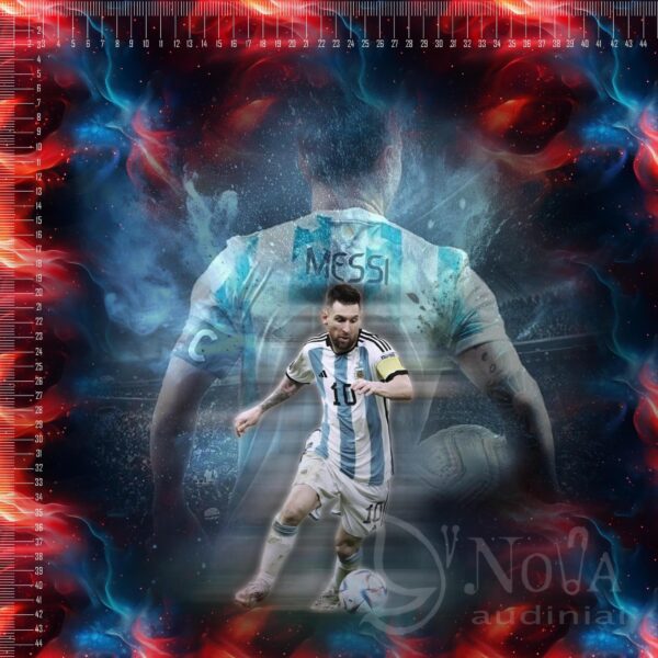 Kilpinis trikotažas "Messi  futbolas"