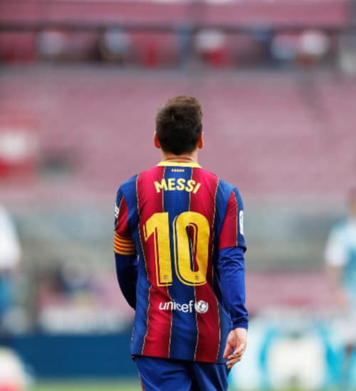 Kilpinis trikotažas "Messi iš nugaros"
