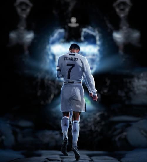 Kilpinis trikotažas "Ronaldo iš nugaros"