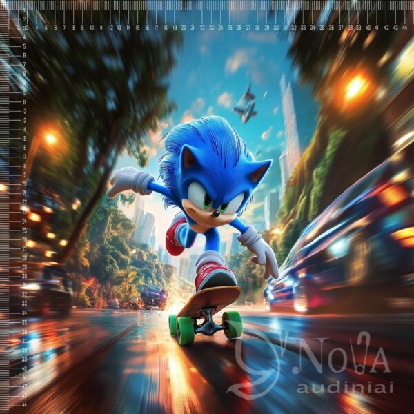 Softveliūras "Sonic su riedlente" 1