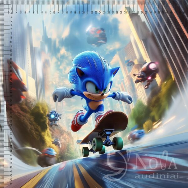 Softveliūras "Sonic su riedlente"