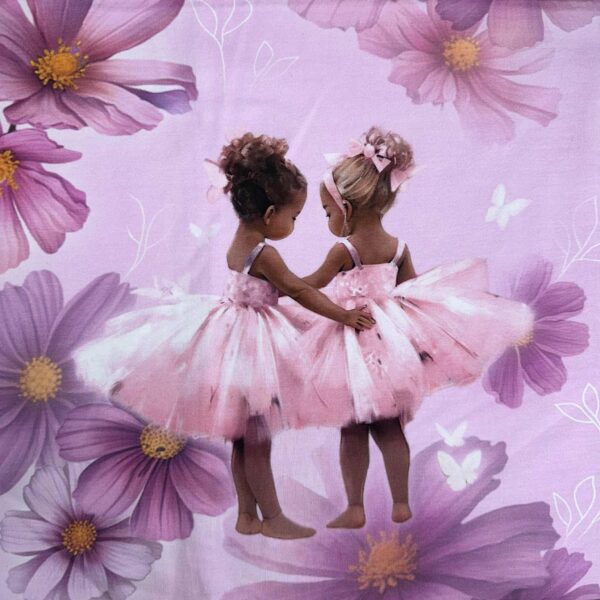 Kilpinis trikotažas "Sesutės balerinos"