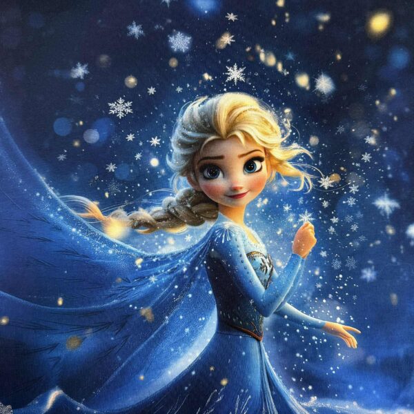 Kilpinis trikotažas "Elza snaigės"