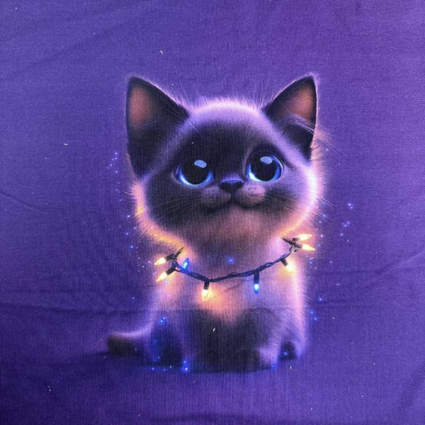 Kilpinis trikotažas "Kačiukas su lemputem"