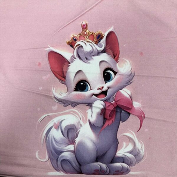 Kilpinis trikotažas "Kačiukas princesė"