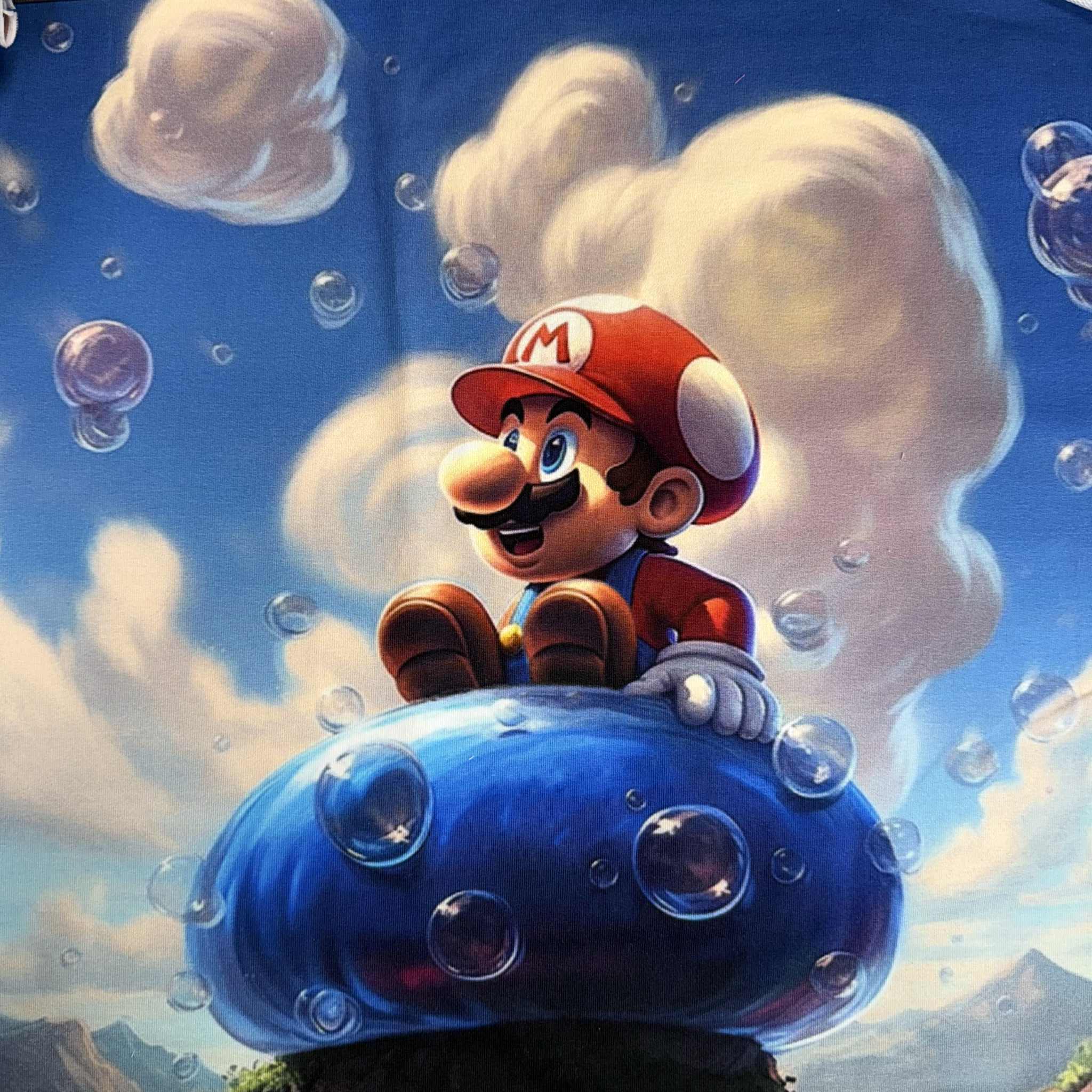 Kilpinis trikotažas "Mario" motyvas