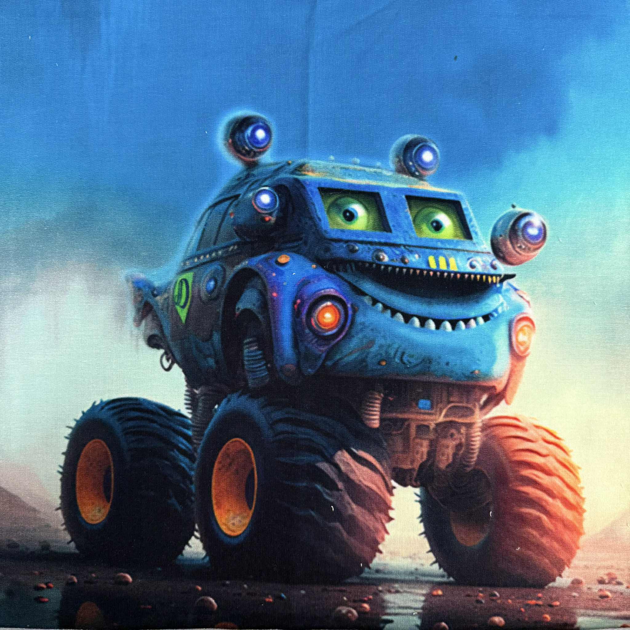 Kilpinis trikotažas "automobilis"