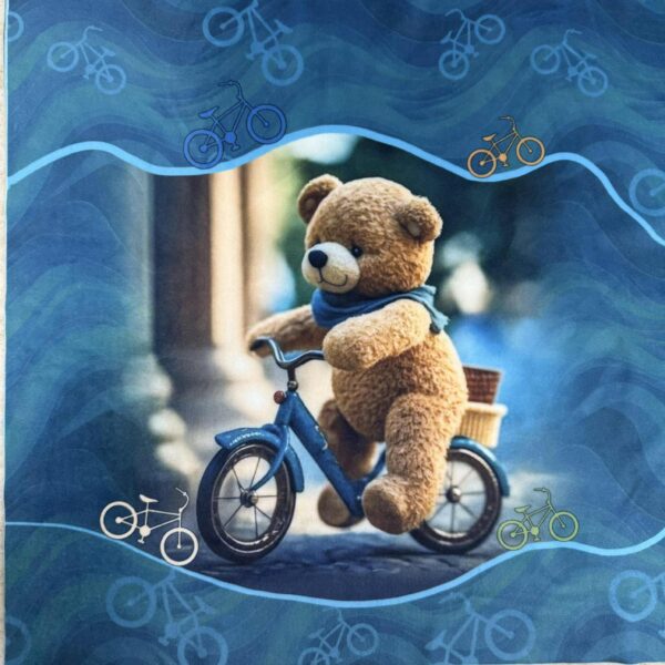 Softveliūras "Meškiukas ant dviračio"