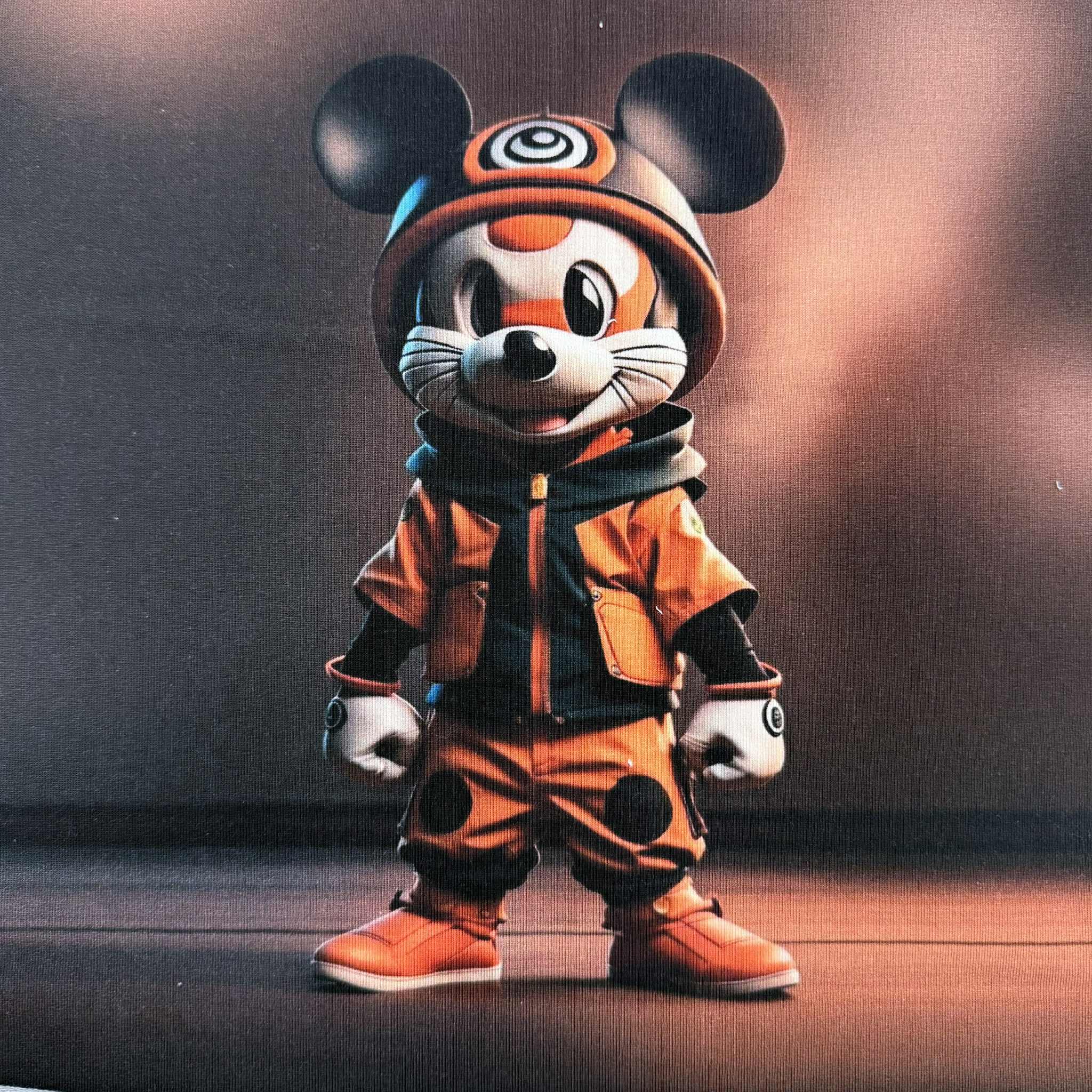 Kilpinis trikotažas "Mikimauzas"