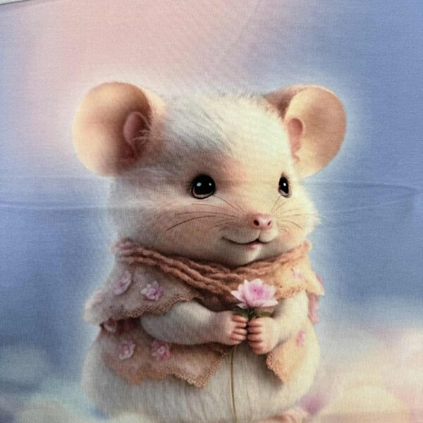 Kilpinis trikotažas "Peliukas su gelyte"