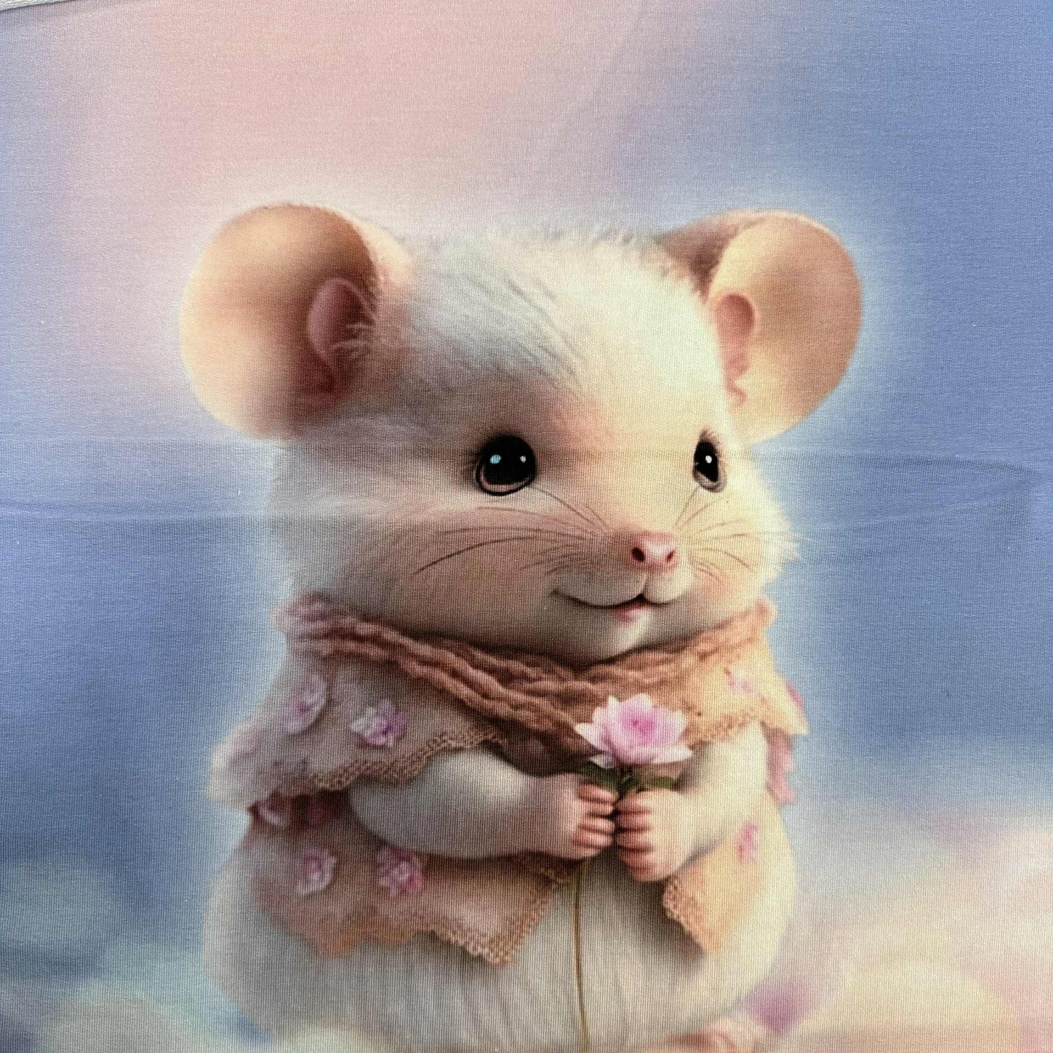 Kilpinis trikotažas "Peliukas su gelyte"