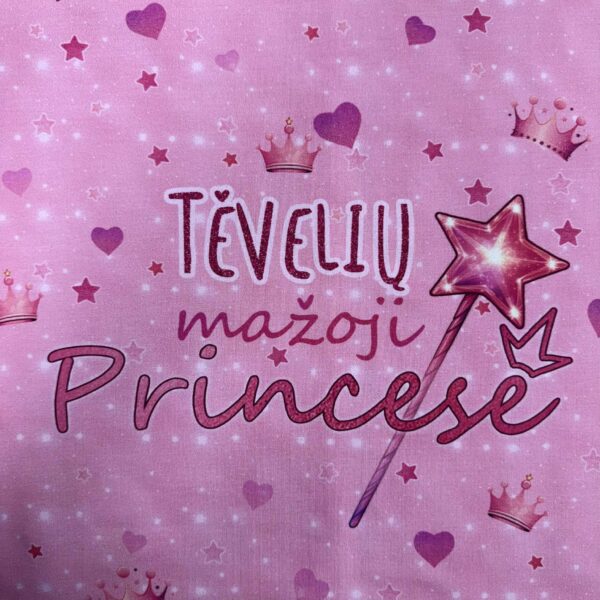 Kilpinis trikotažas "Tėvelių Mažoji Princese"
