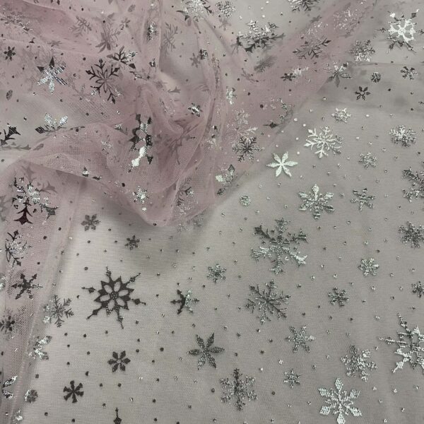 Tiulis "Snaigės rožinis pagrindas"