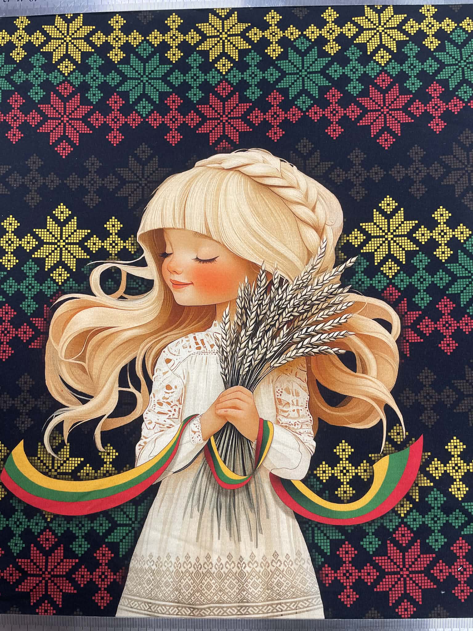 Kilpinis trikotažas "Lietuva mergaite”